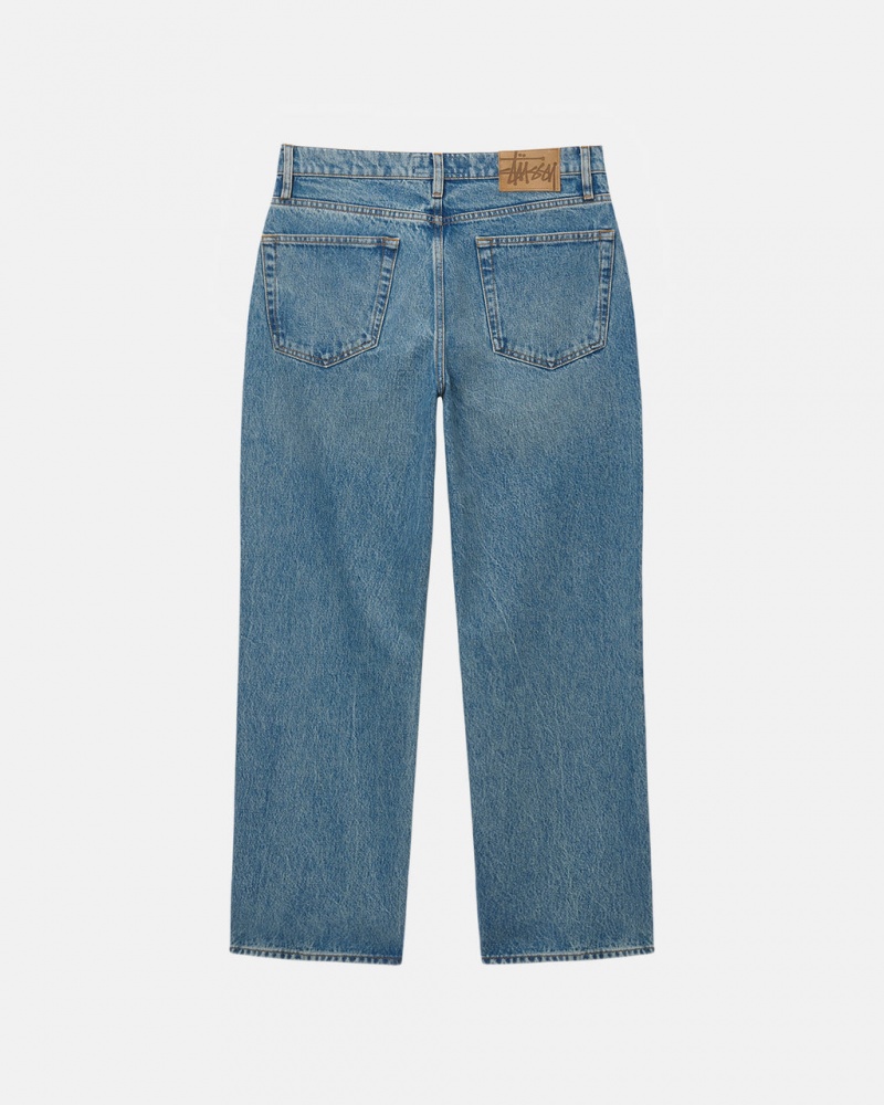 Stussy Klassieke Jean Denim - Unisex Denim Blauw | BEDYB82787