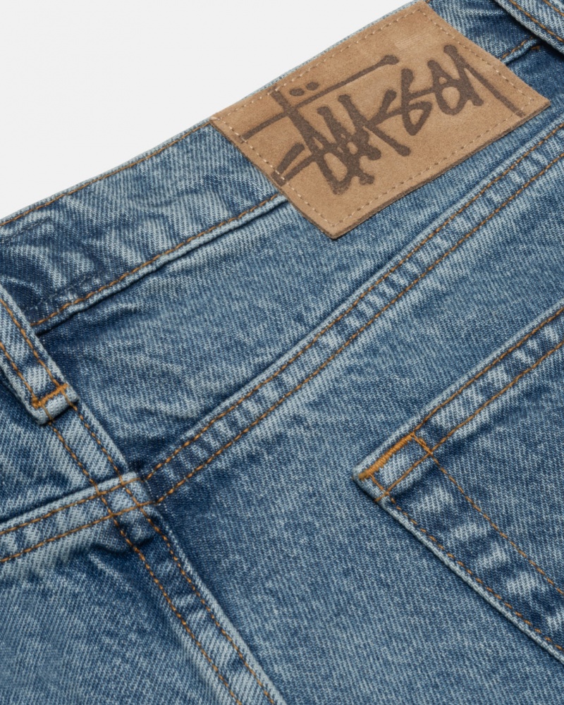 Stussy Klassieke Jean Denim - Unisex Denim Blauw | BEDYB82787