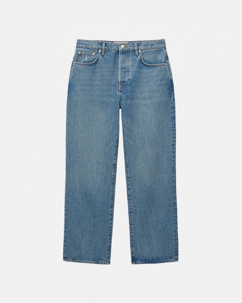 Stussy Klassieke Jean Denim - Unisex Denim Blauw | BEDYB82787