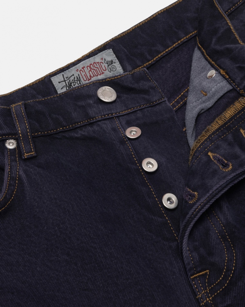 Stussy Klassieke Jean Denim - Unisex Denim Zwart | BEDFL66688