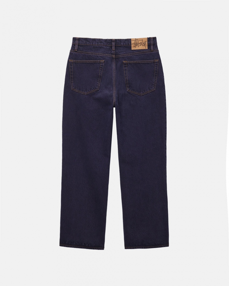 Stussy Klassieke Jean Denim - Unisex Denim Zwart | ZBENQ16042