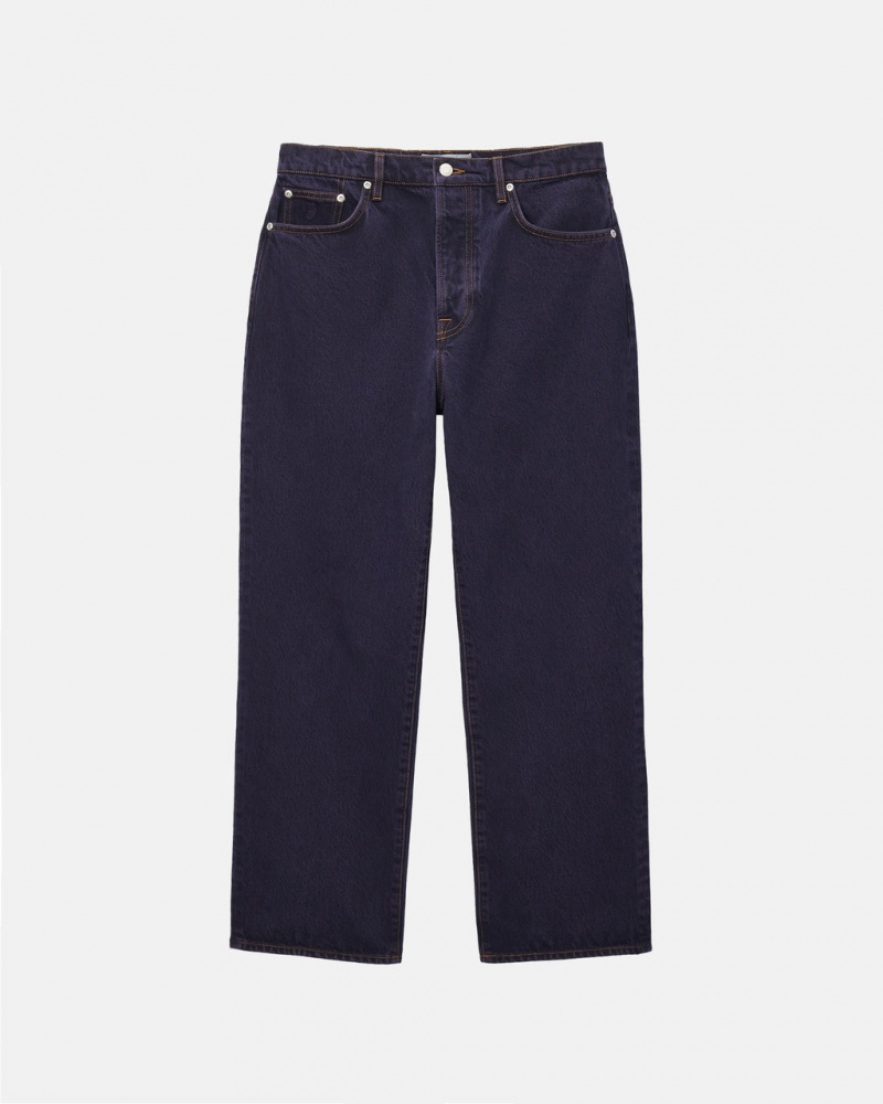 Stussy Klassieke Jean Denim - Unisex Denim Zwart | ZBENQ16042