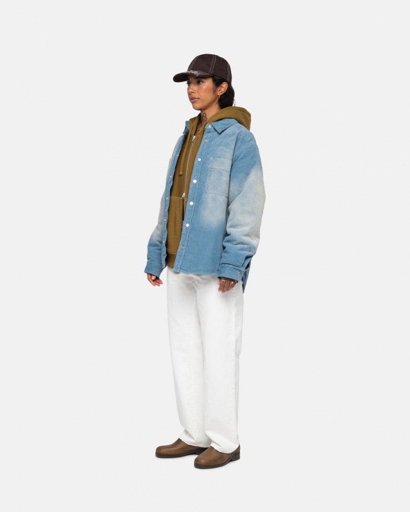 Stussy Klassieke Jean Overdyed - Unisex Denim Beige | XBEBH23447