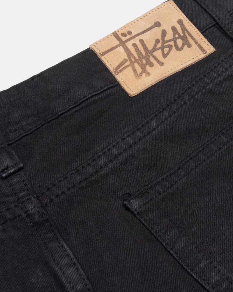 Stussy Klassieke Jean Overdyed - Unisex Denim Zwart | BENEJ87141