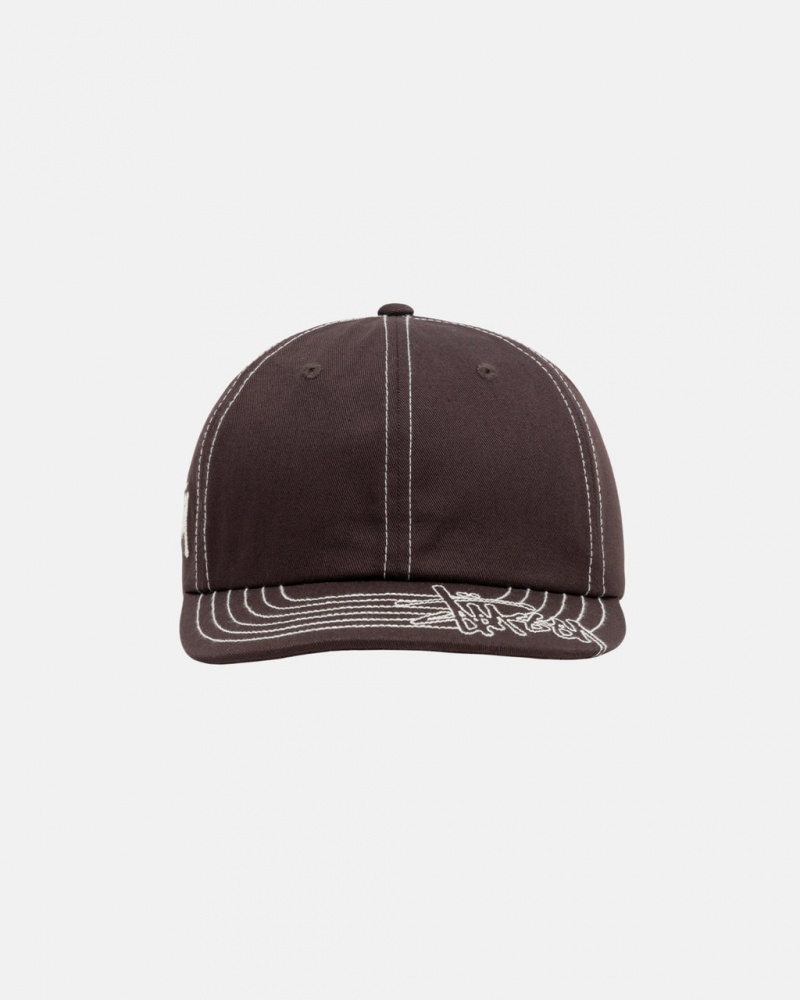 Stussy Low Pro Basic Stitch Strapback - Unisex Bruin | ABEDF31578