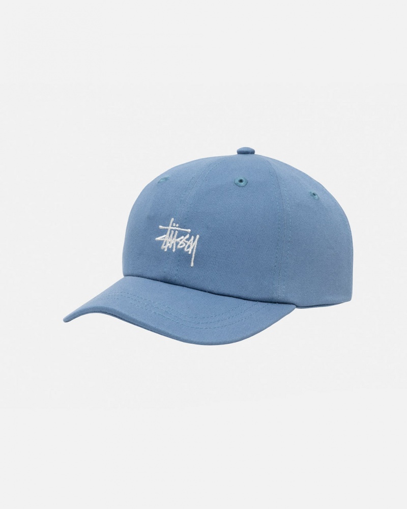 Stussy Low Pro Basic Stock Strapback - Unisex Blauw | BENZX93684