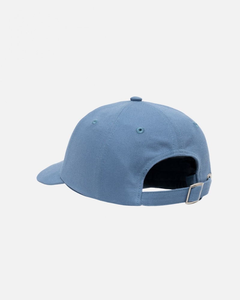 Stussy Low Pro Basic Stock Strapback - Unisex Blauw | BENZX93684