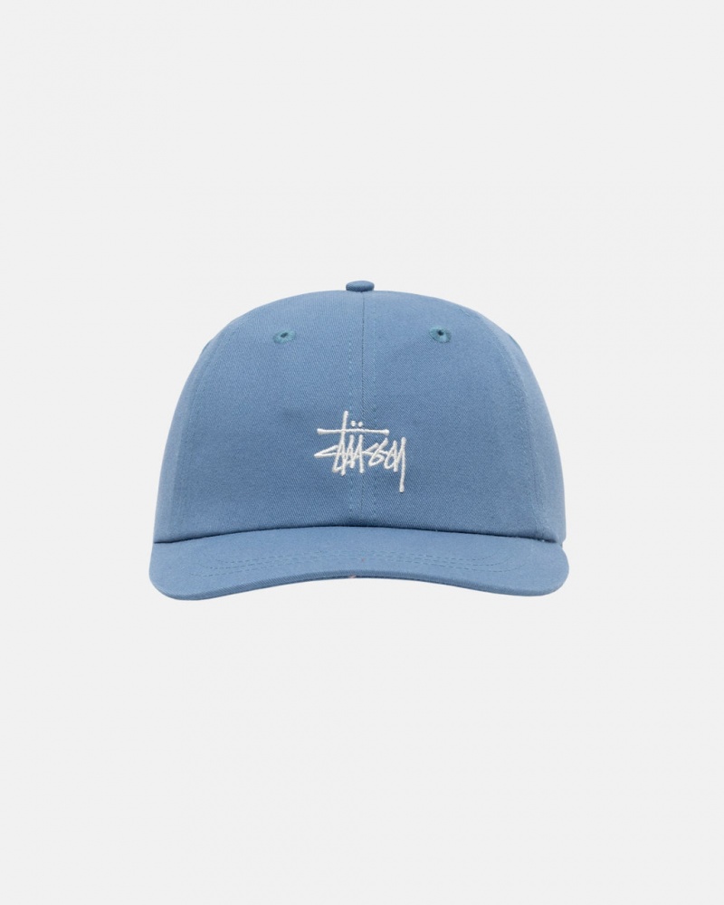 Stussy Low Pro Basic Stock Strapback - Unisex Blauw | BENZX93684