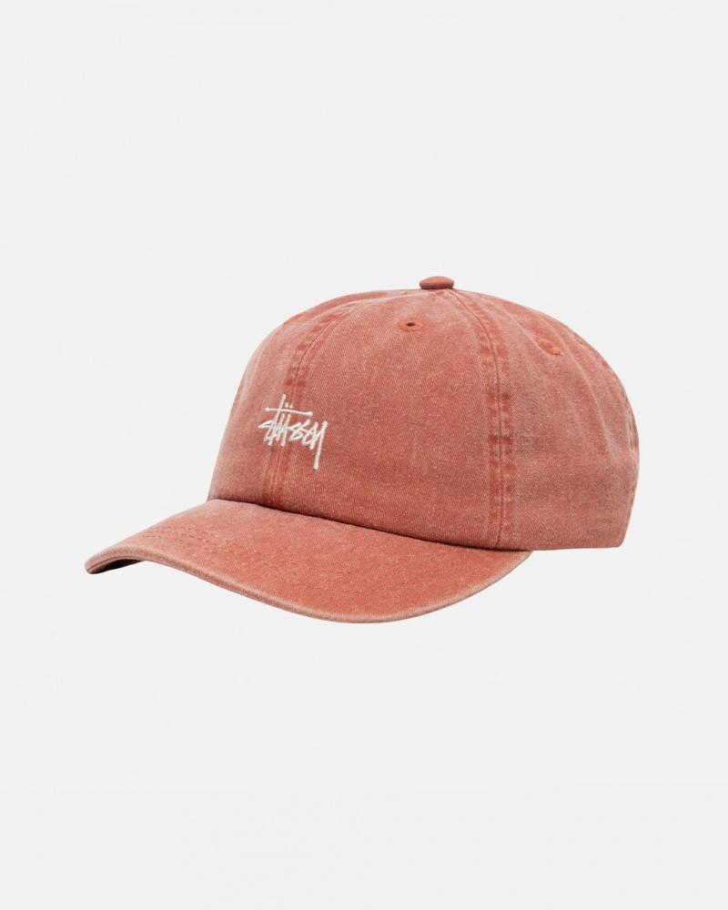 Stussy Low Pro Basic Washed Strapback - Unisex Bruin | UBETG47971