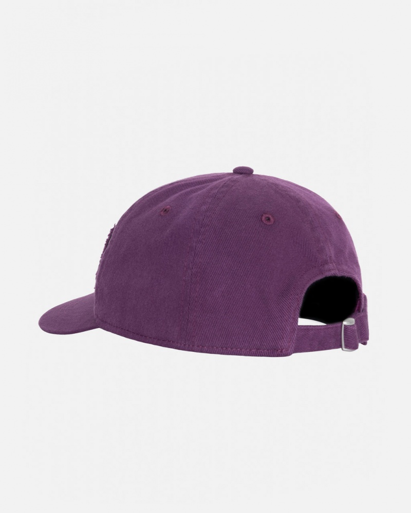 Stussy Low Pro Copyright Applique Strapback - Unisex Paars | EBEHC19704