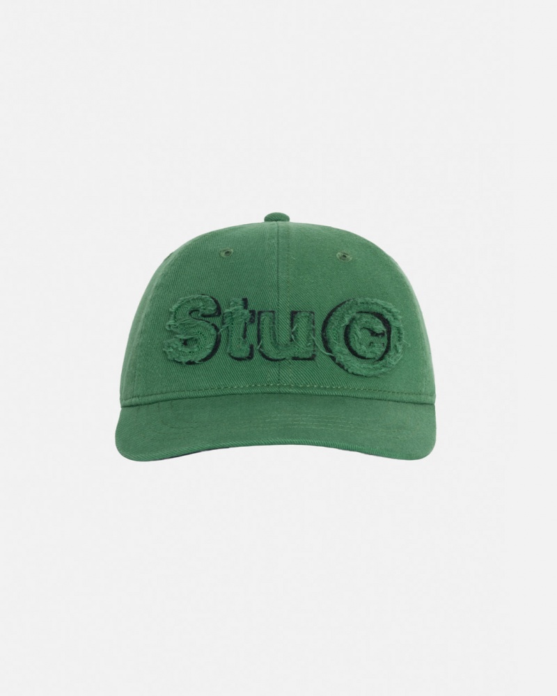 Stussy Low Pro Copyright Applique Strapback - Unisex Groen | LBESX35509