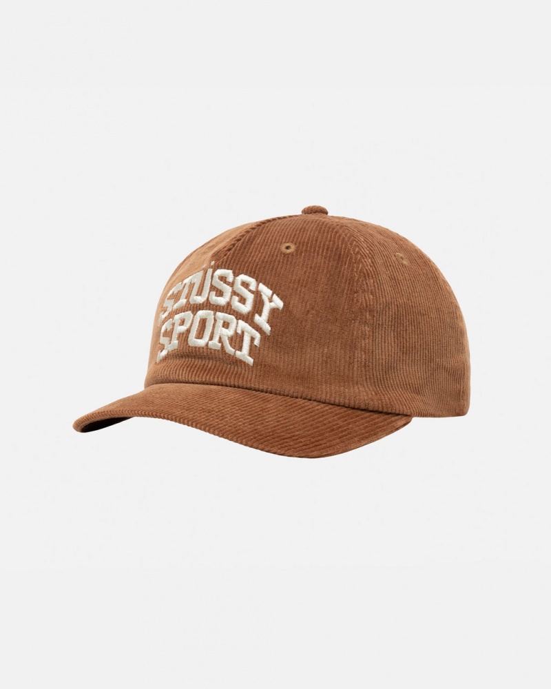 Stussy Mid-Depth Sport Arch Strapback - Unisex Bruin | EBEVG77984