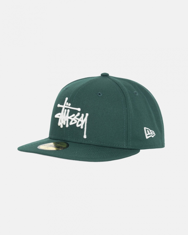 Stussy New Era 59Fifty Authentic - Unisex Groen | BEJBT47952