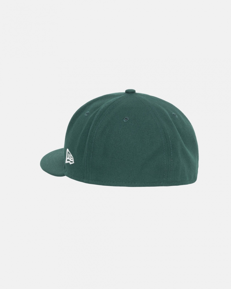 Stussy New Era 59Fifty Authentic - Unisex Groen | BEJBT47952