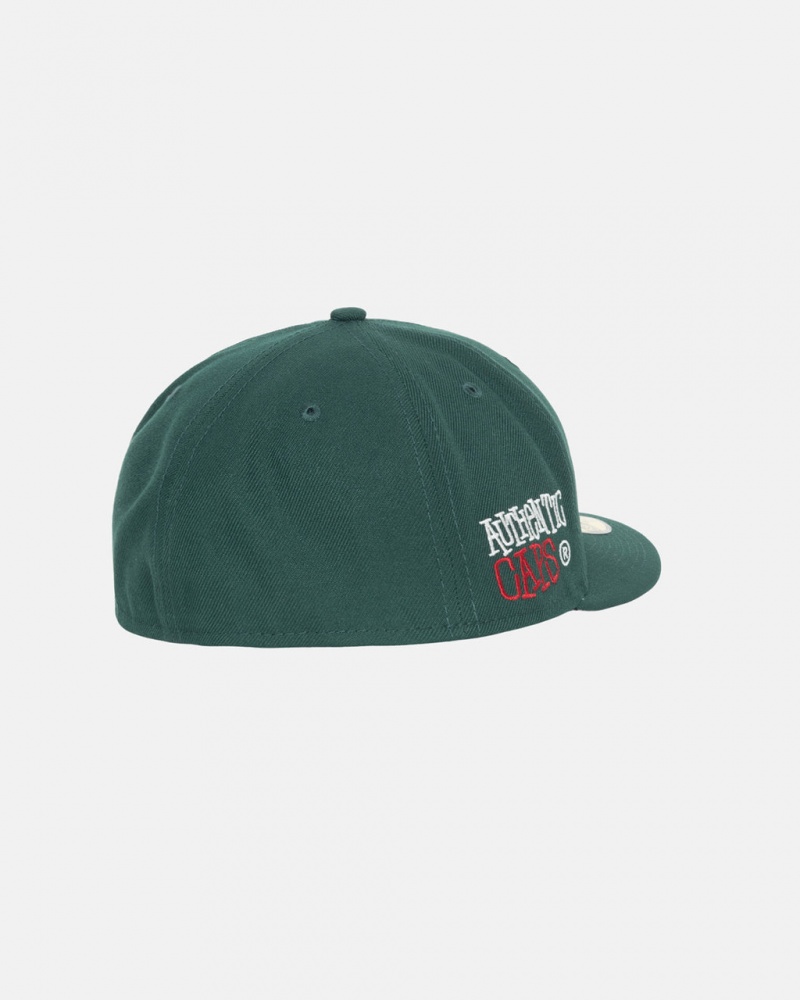 Stussy New Era 59Fifty Authentic - Unisex Groen | BEJBT47952