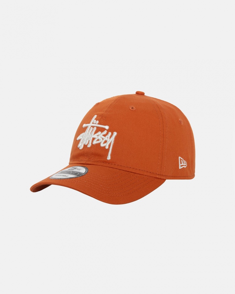 Stussy New Era 9Twenty Basic Strapback - Unisex Oranje | ZBEMJ48070