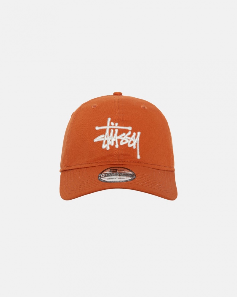 Stussy New Era 9Twenty Basic Strapback - Unisex Oranje | ZBEMJ48070