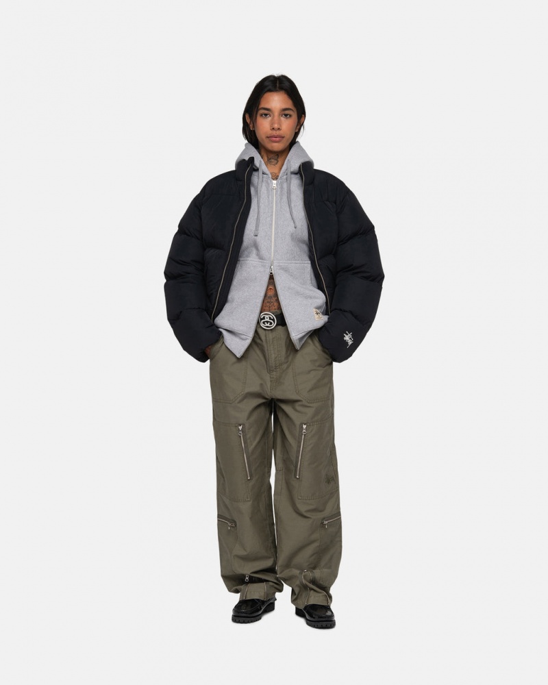 Stussy Nyco Flight Pant - Unisex Jeans Pants Olijfgroen | ABEDF96189