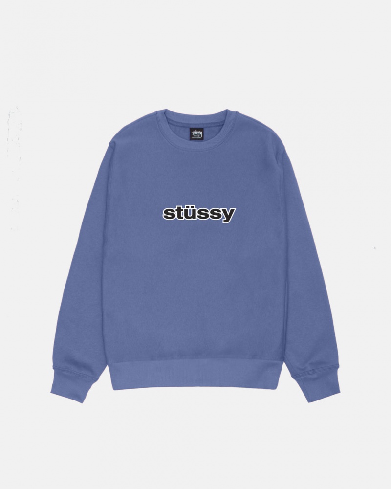 Stussy SS-Link Crew - Unisex Hoodies Blauw | ABEDF75167