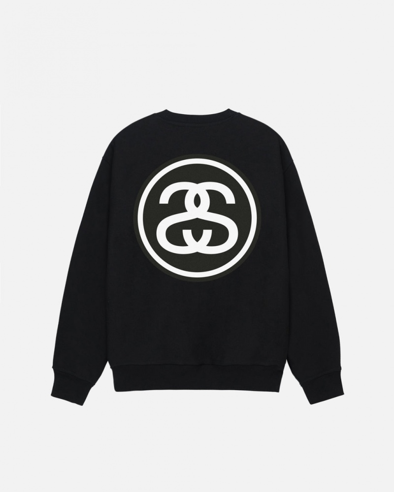 Stussy SS-Link Crew - Unisex Hoodies Zwart | ZBENQ97052