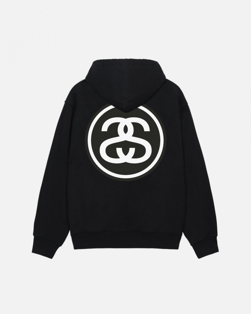 Stussy SS-Link Hoodie - Unisex Hoodies Zwart | BEJVR96734