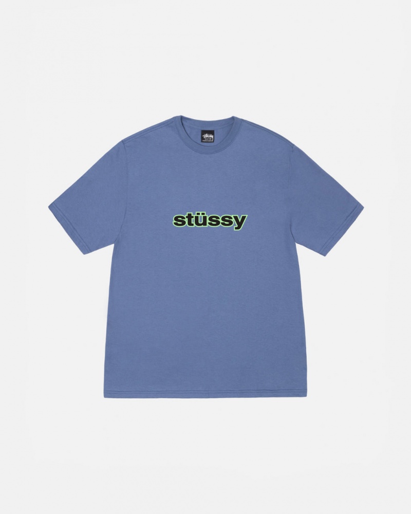 Stussy SS-Link Tee - Unisex Shortsleeve Blauw | PBEER87441