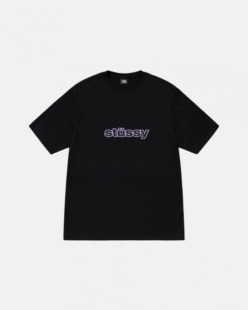 Stussy SS-Link Tee - Unisex Shortsleeve Zwart | BEJZR11117