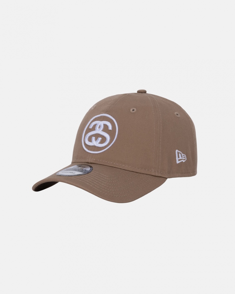 Stussy SS Link 9Twenty Cap - Unisex Khaki | BEZDE33375