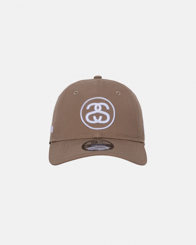 Stussy SS Link 9Twenty Cap - Unisex Khaki | BEZDE33375