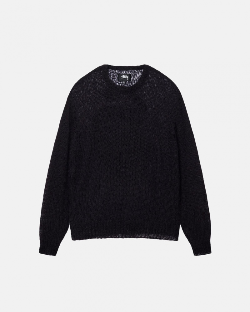 Stussy S Loose Knit Trui - Unisex Sweaters Zwart | BEJVR85422