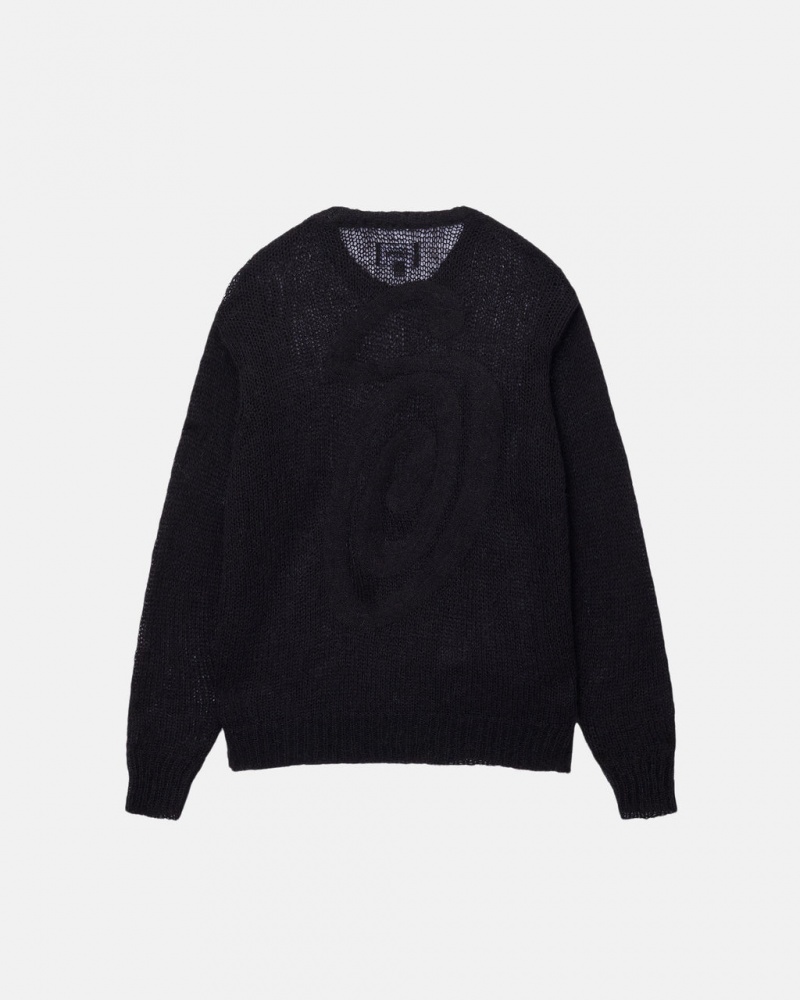 Stussy S Loose Knit Trui - Unisex Sweaters Zwart | BEJVR85422