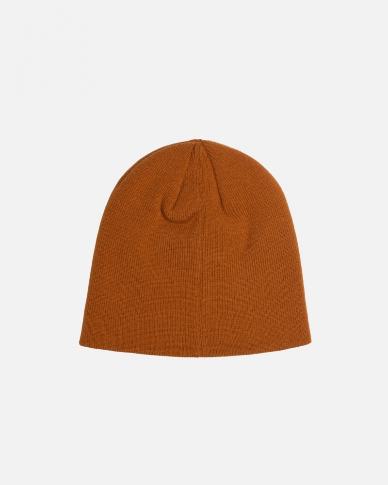 Stussy Skullcap Basic - Unisex Bruin | QBEWA74108