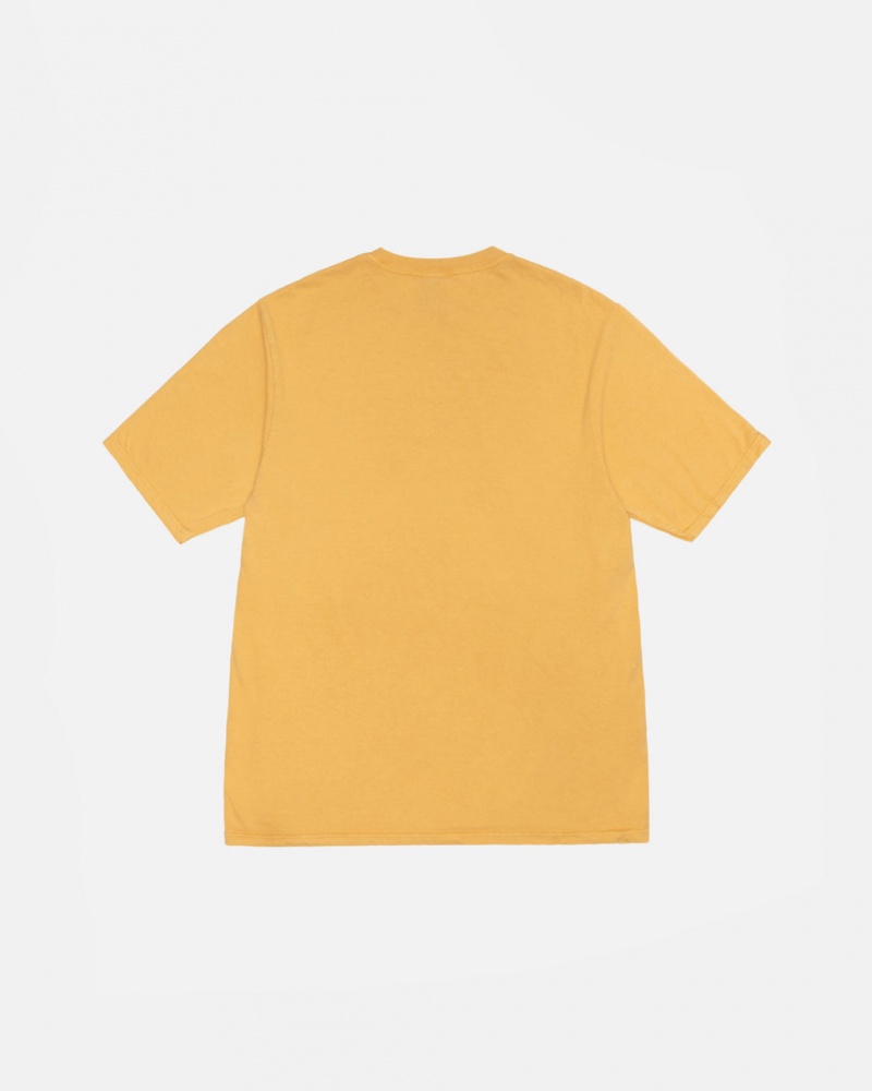 Stussy Small Stock Tee Pigment Dyed - Unisex Shortsleeve Oranje | GBEEC38248