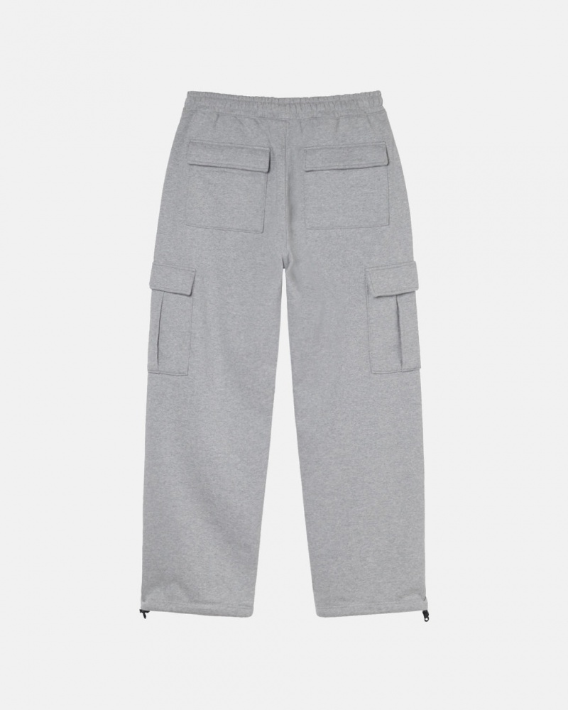 Stussy Sport Cargo Fleece Pant - Men&s Pants Grijs | BEJBT99823