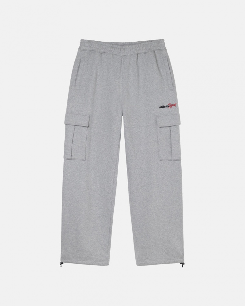 Stussy Sport Cargo Fleece Pant - Men&s Pants Grijs | BEJBT99823