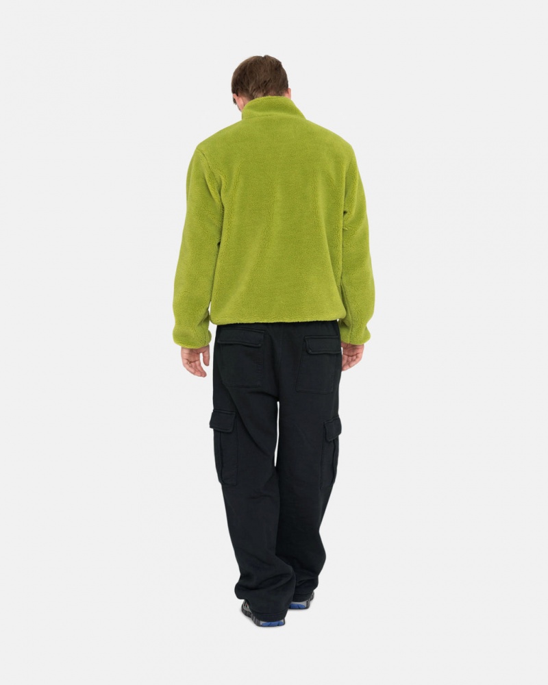 Stussy Sport Cargo Fleece Pant - Men&s Pants Zwart | BEJVR10646