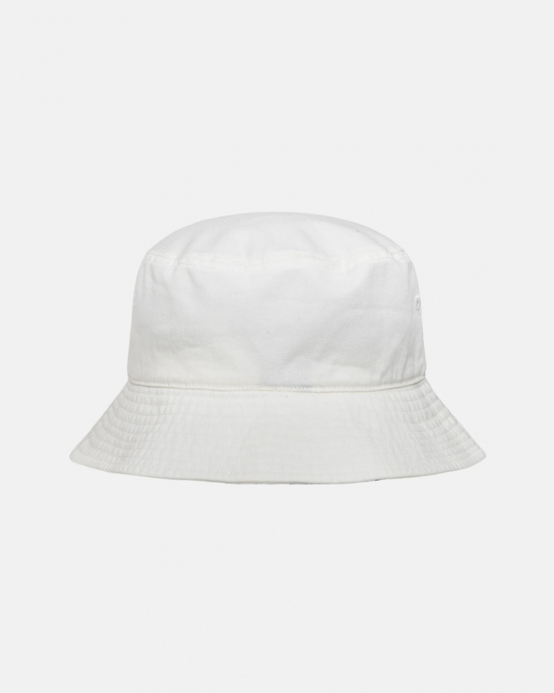 Stussy Stock Bucket Hat - Mens Beige | SBEVO74900