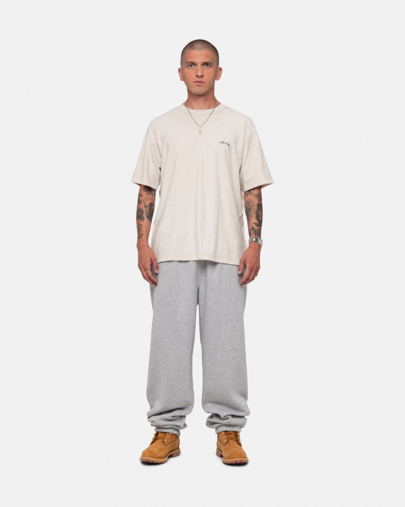 Stussy Stock Logo Sweatpant - Unisex Pants Grijs | ABEWC97176