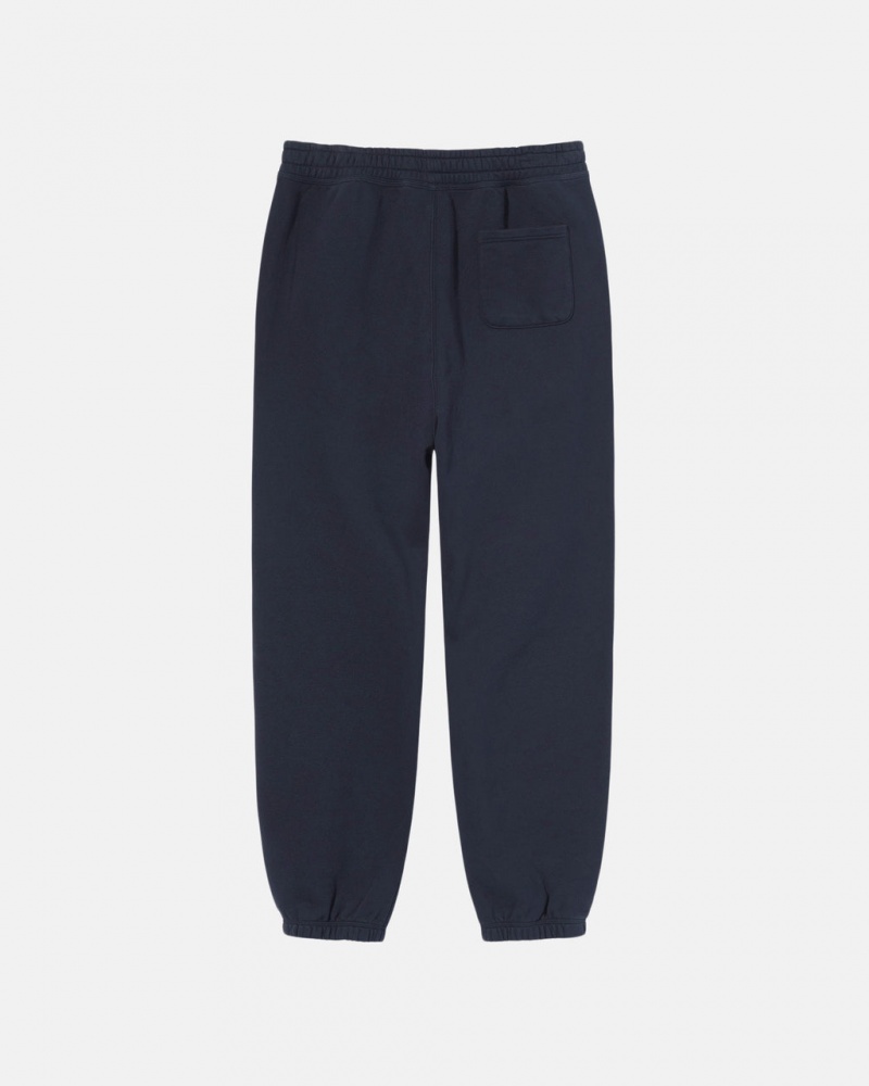 Stussy Stock Logo Sweatpant - Unisex Pants Donkerblauw | BEEAH65423