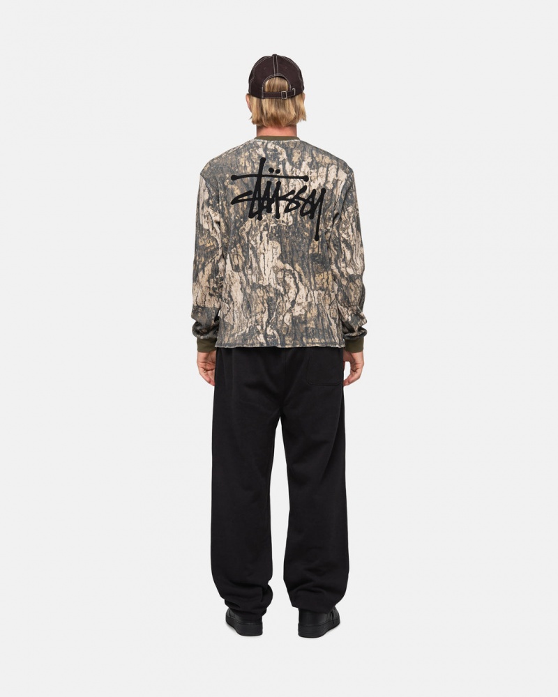 Stussy Stock Logo Sweatpant - Unisex Pants Zwart | BECVG31074