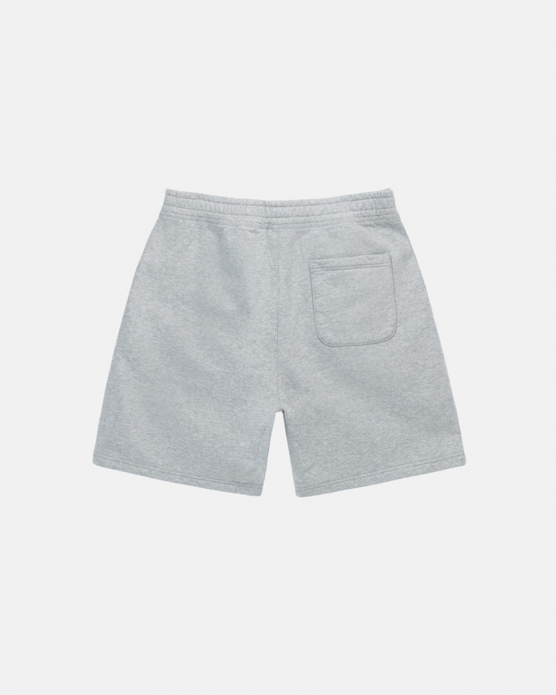 Stussy Stock Logo Sweatshort - Unisex Shorts Trunks Grijs | BEZPD99582