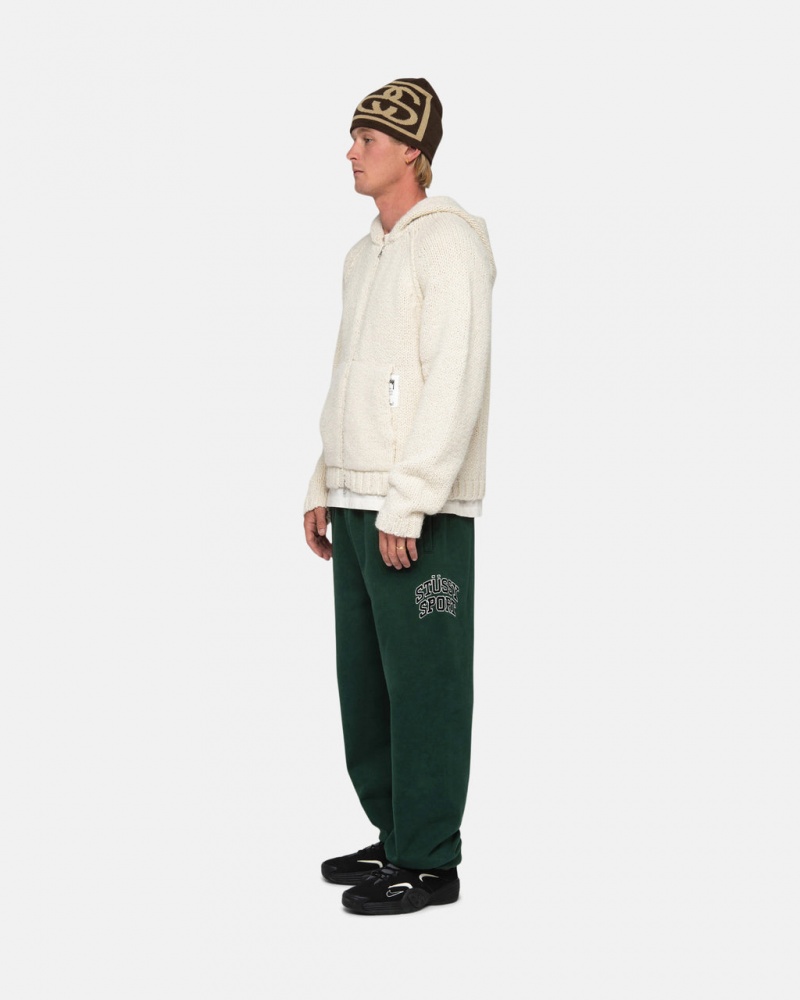 Stussy Stüssy Sport Sweatpant - Unisex Jeans Pants Diepgroen | EBEHC57619