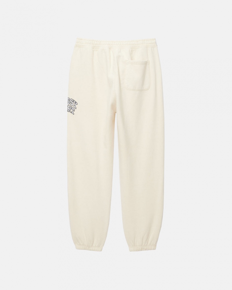 Stussy Stüssy Sport Sweatpant - Unisex Jeans Pants Wit | BENZX75540