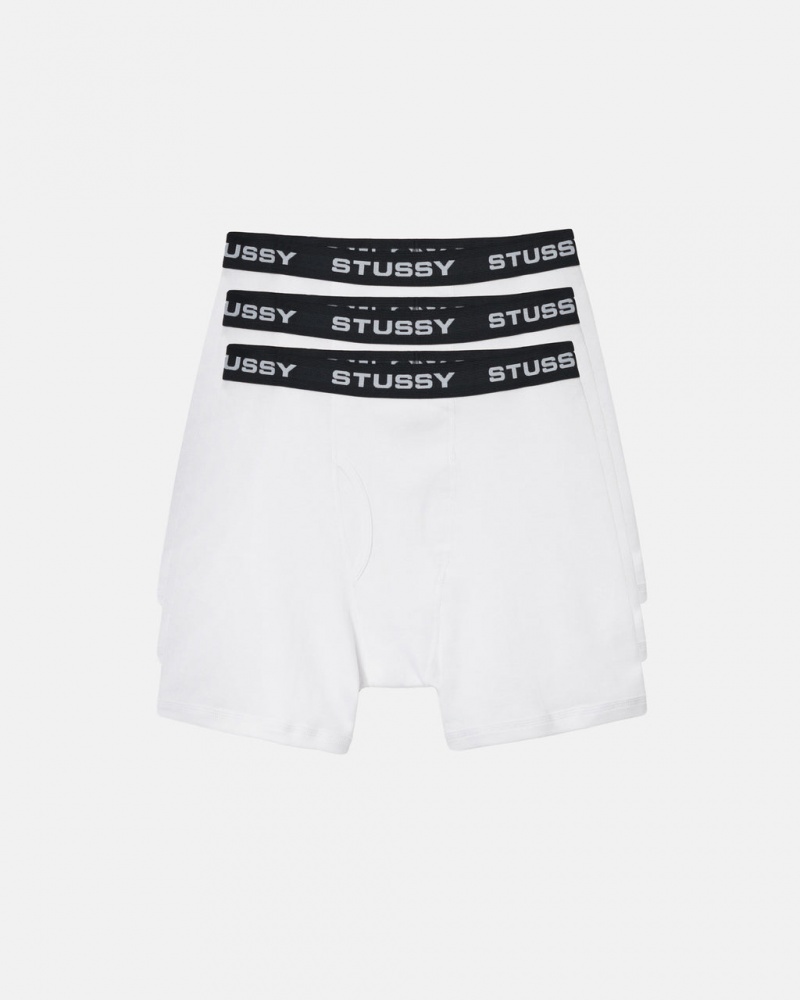 Stussy Stussy Boxer Briefs - Unisex Shorts Trunks Wit | UBETG86345