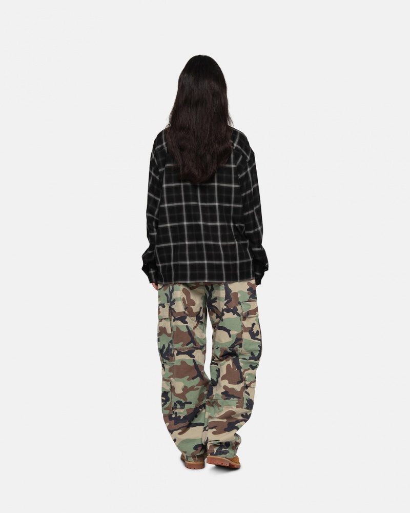 Stussy Surplus Cargo Ripstop - Unisex Jeans Pants Camo | BEQAV50444