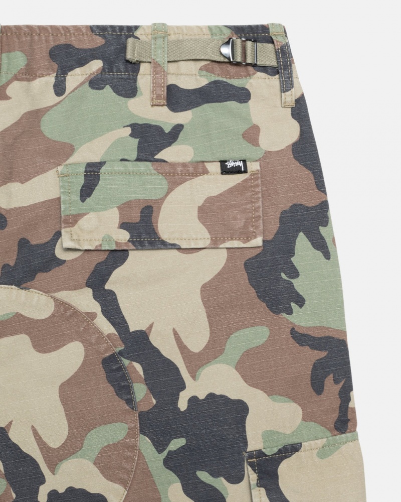 Stussy Surplus Cargo Ripstop - Unisex Jeans Pants Camo | BEQAV50444