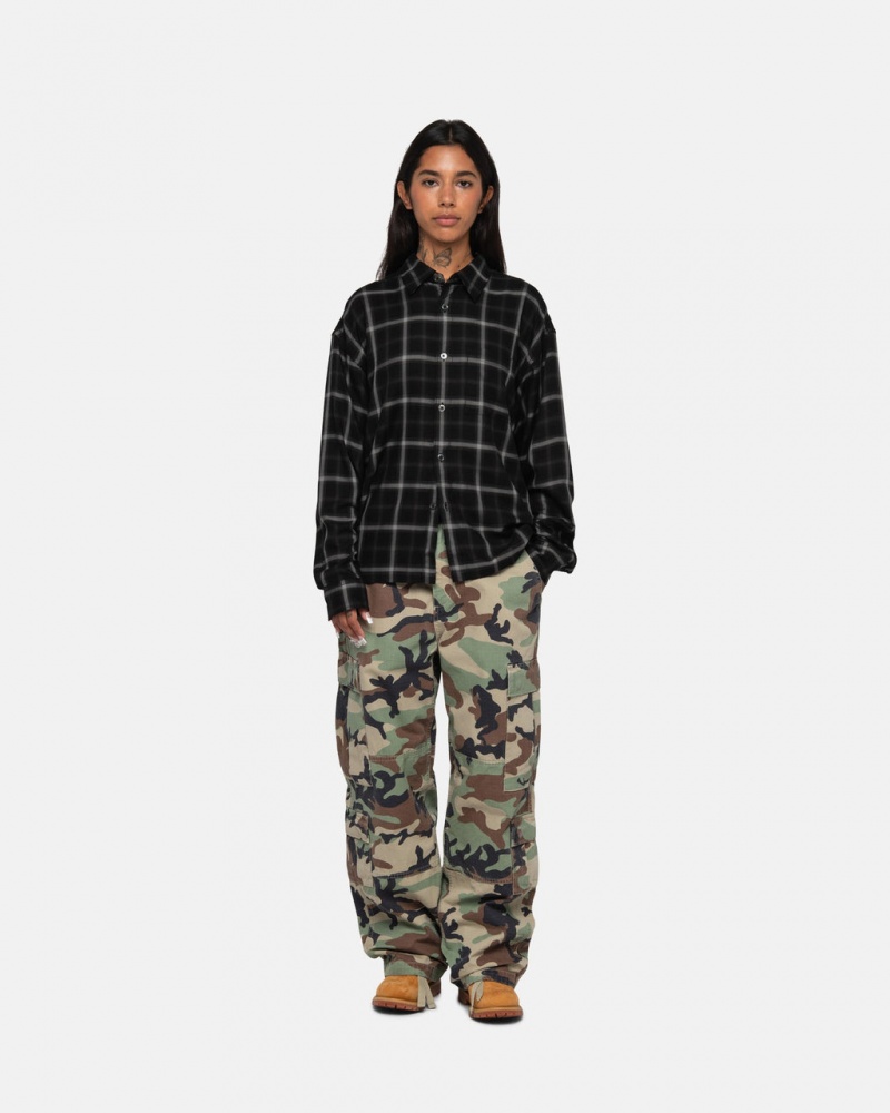 Stussy Surplus Cargo Ripstop - Unisex Jeans Pants Camo | BEQAV50444