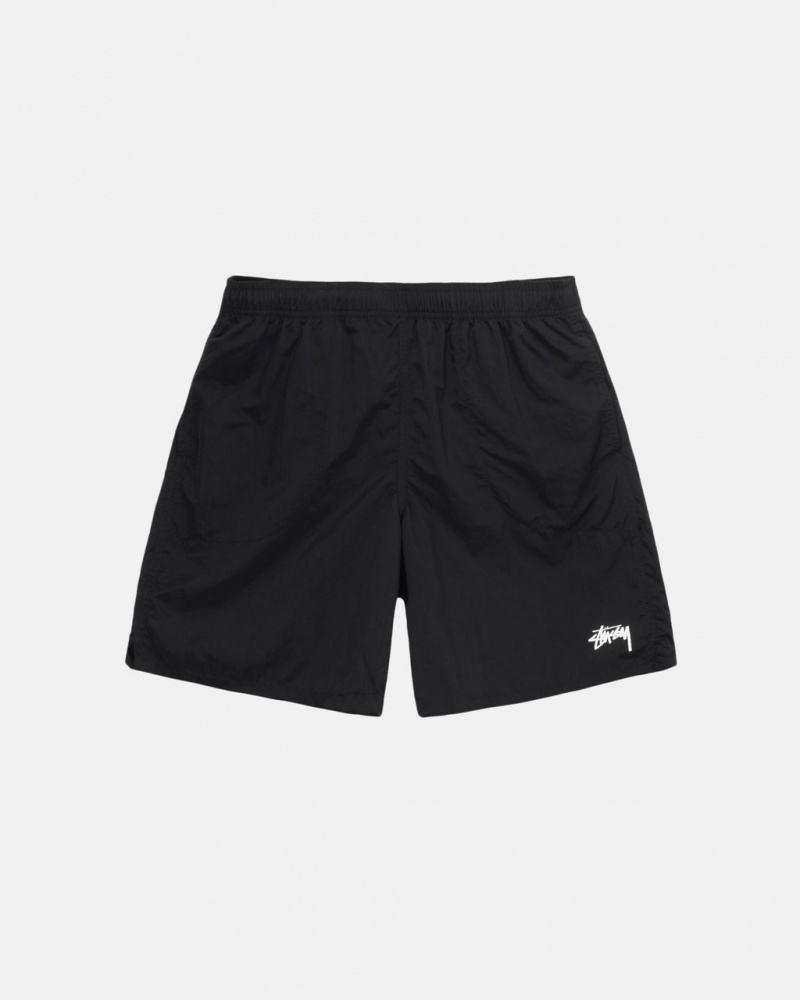 Stussy Water Kort Stock - Unisex Shorts Trunks Zwart | BEZDE12034