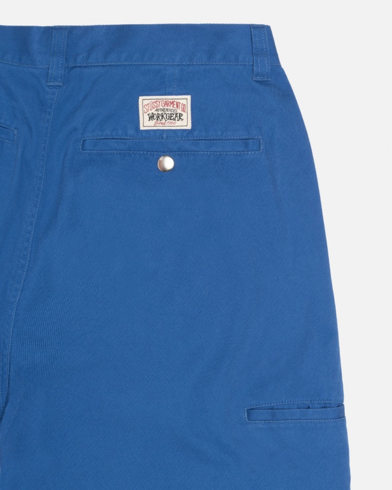 Stussy Workgear Trouser Twill - Unisex Jeans Pants Koningsblauw | BEDFL23009