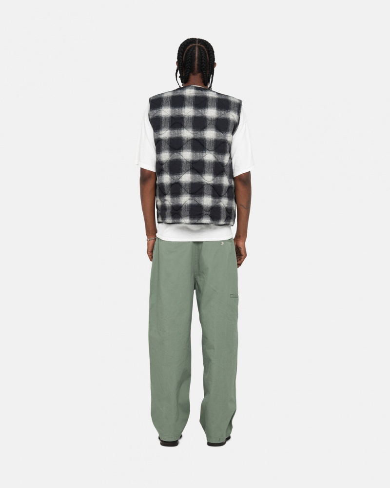 Stussy Workgear Trouser Twill - Unisex Pants Groen | LBESX61114